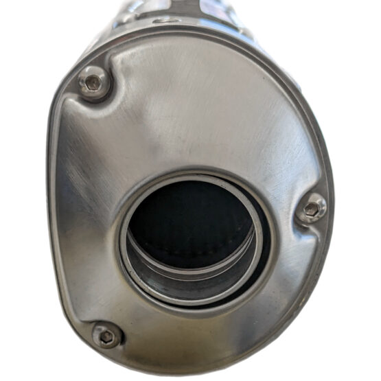 Stainless Steel & Aluminum Slip On Exhaust w/ Spark Arrestor - Image 3