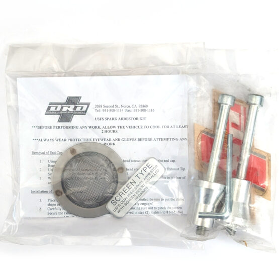 Stainless Steel & Aluminum Slip On Exhaust w/ Spark Arrestor - Image 4