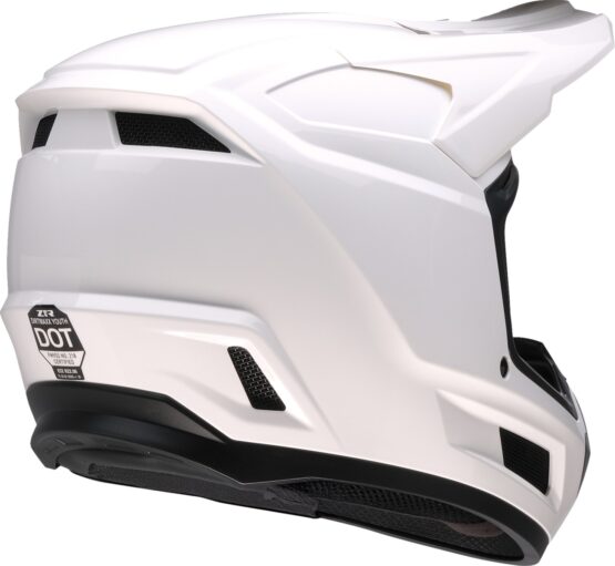 Z1R Youth Dirt Maxx Helmet White Large - Image 2