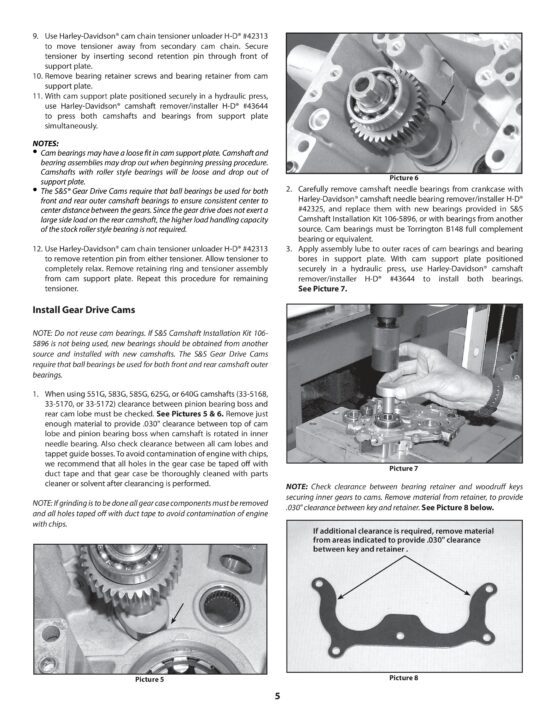 Camshaft Installation Kit for Gear Drive Cams - Image 6