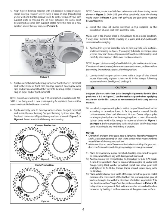 Camshaft Installation Kit for Gear Drive Cams - Image 7