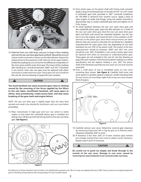Camshaft Installation Kit for Gear Drive Cams - Image 8