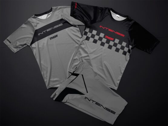 Thor Intense Assist Dart Jersey Black/Gray Large Unisex - Image 2