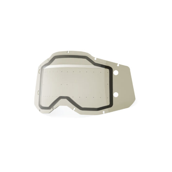 100 Percent Accuri 2/Racecraft 2/Strata 2 Smoke Dual Pane Lens Adult