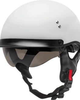 GMAX HH-65 Full Dressed Half Helmet Matte White XL