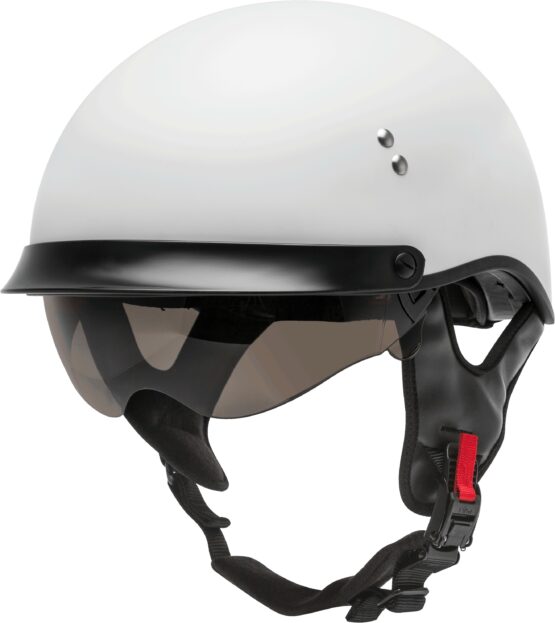 GMAX HH-65 Half Helmet Full Dressed Matte White 2X-Large