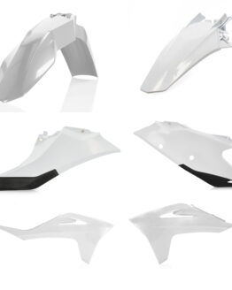 Acerbis Standard Body Plastic Kit White Black For Gas Gas EC 250 300 250F 350F