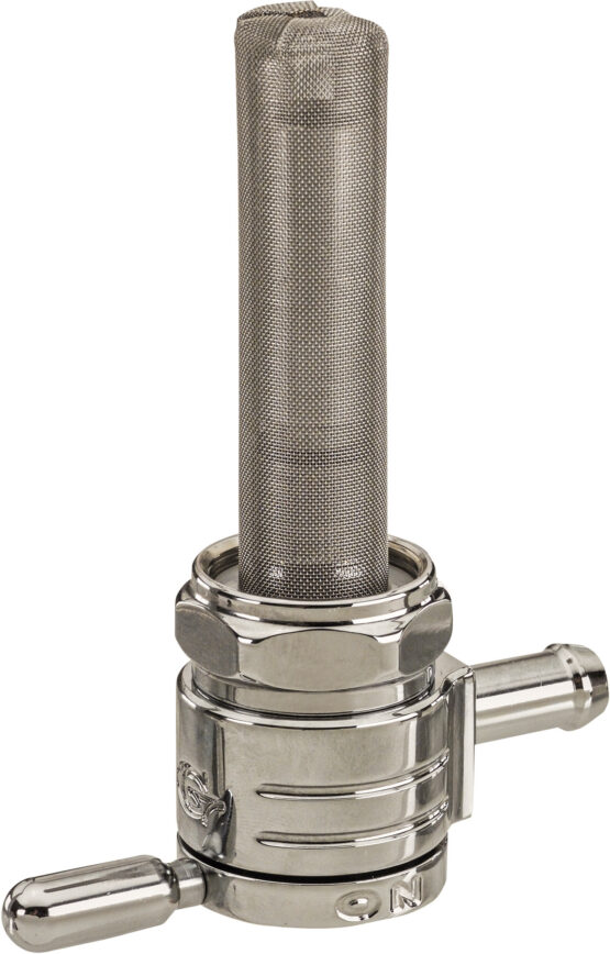 Golan Click-Slick Fuel Petcock Chrome Straight 22mm - Image 2