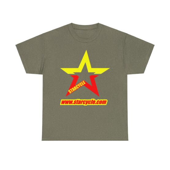 Star Cycle Unisex Heavy Cotton Tee – Bold Graphic Tee for MC & ATV Enthusiasts - Image 5