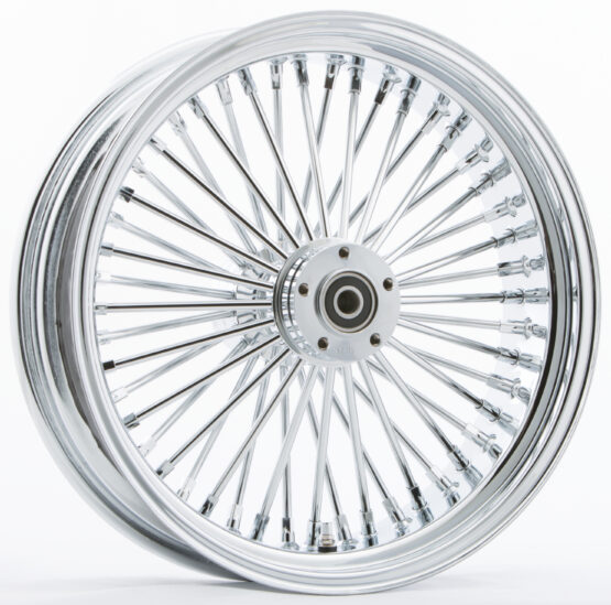 HardDrive Chrome 48-Spoke Rear Wheel 16x5.5 Wide-Hub 25mm Axle
