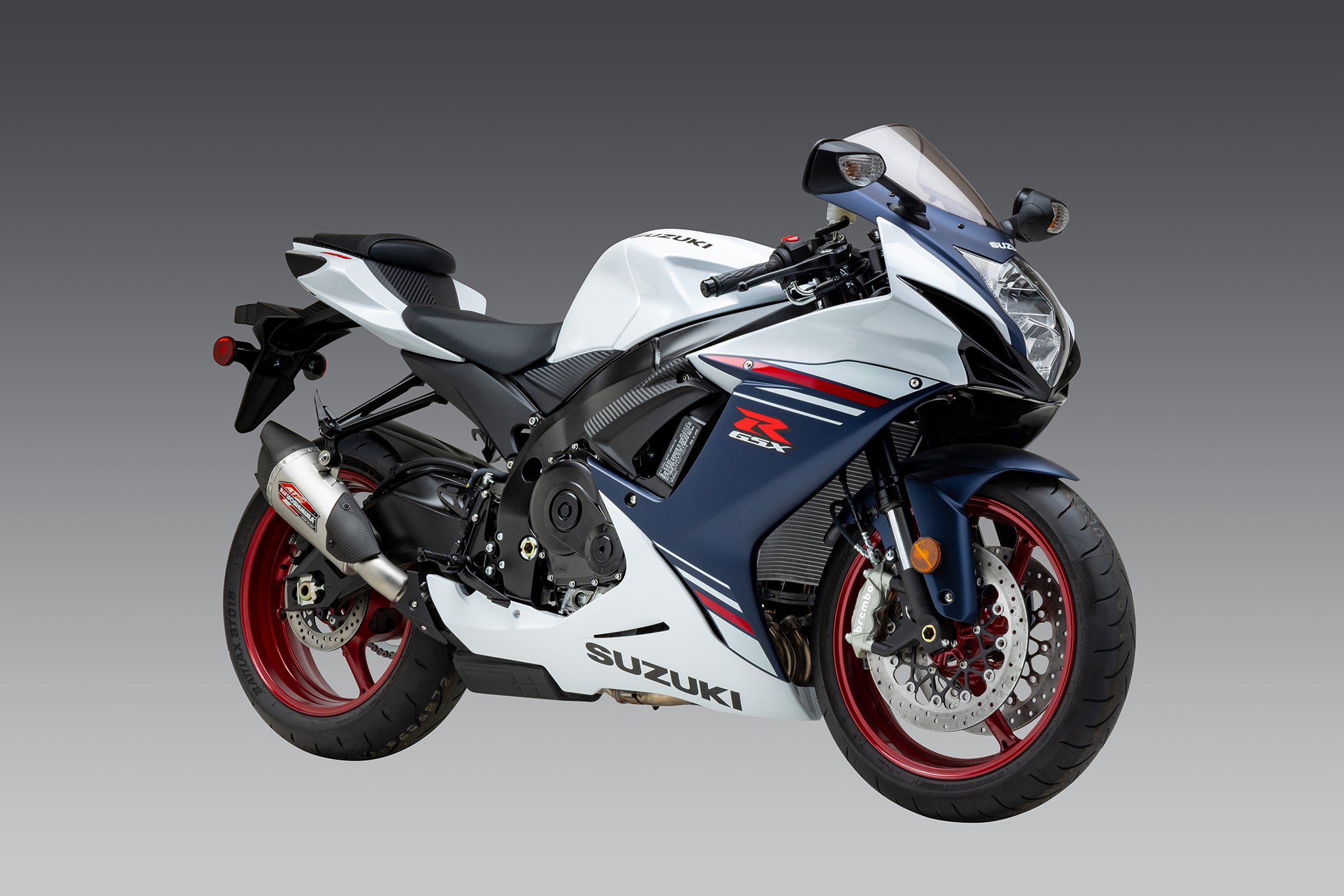 Yoshimura AT2 Slip-On Exhaust SS Muffler For GSX-R600/750 11-24 - Image 4