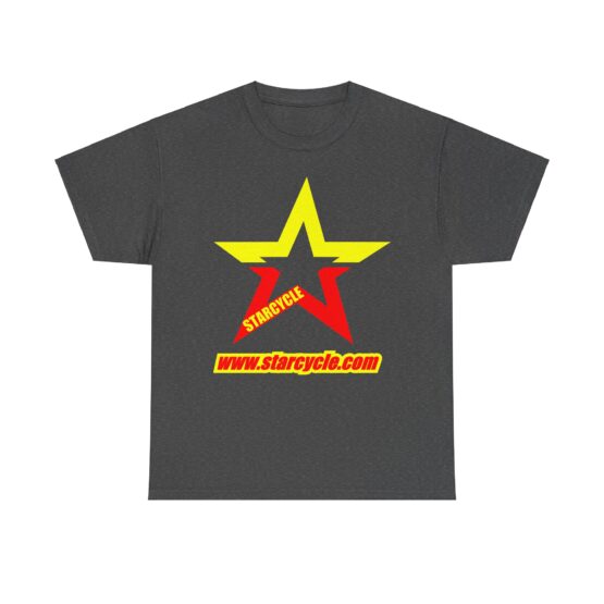 Star Cycle Unisex Heavy Cotton Tee – Bold Graphic Tee for MC & ATV Enthusiasts - Image 13