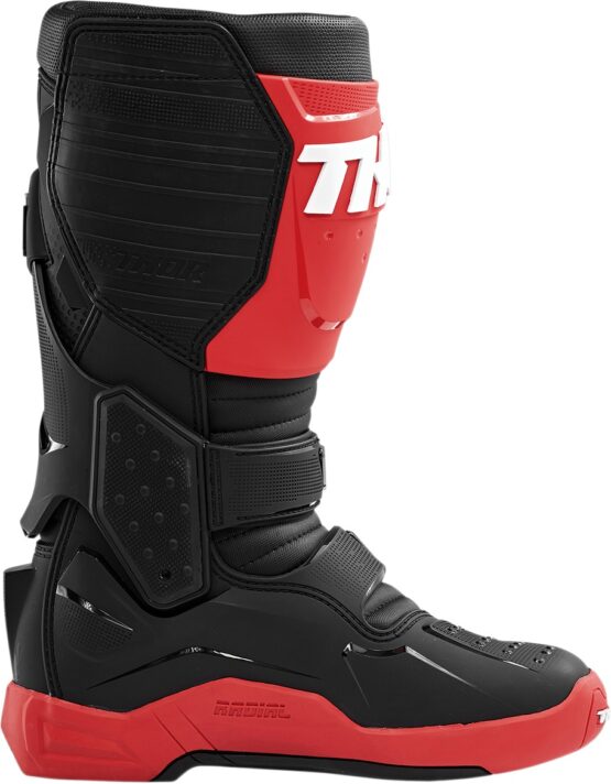 Radial Dirt Bike Boots - Black & Red Men's Size 15 - Image 2