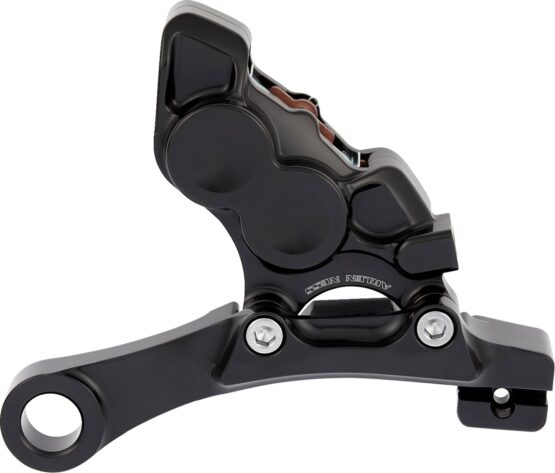 Arlen Ness Four-Piston Rear Caliper Black For Harley-Davidson Dyna
