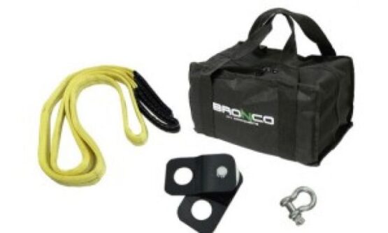 Bronco Winch Accessory Kit with Snatch Block and Recovery Strap