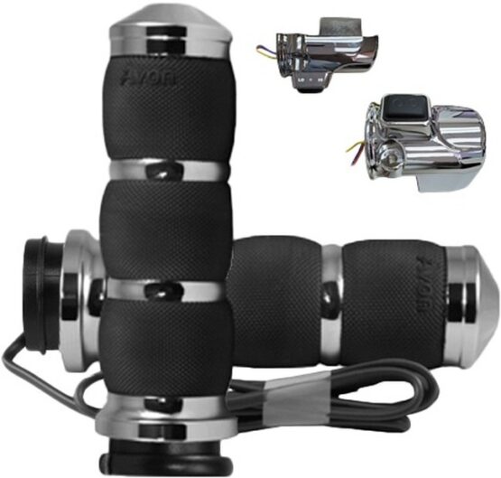 Avon Air Cushion Heated Twist Grips Black