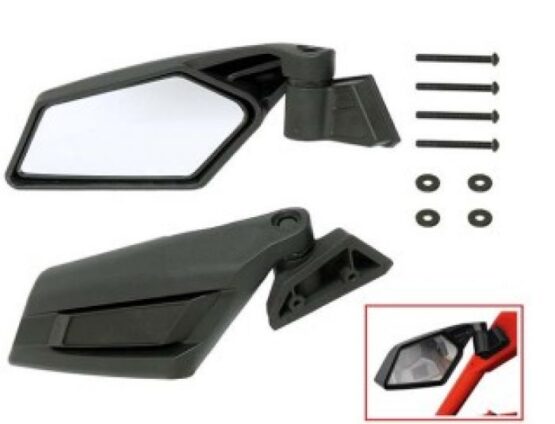 Bronco UTV Side View Mirror Pair with Hardware