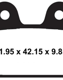 Lyndall Brakes Extreme Rear Brake Pads 7283-X For 18-24 Softail