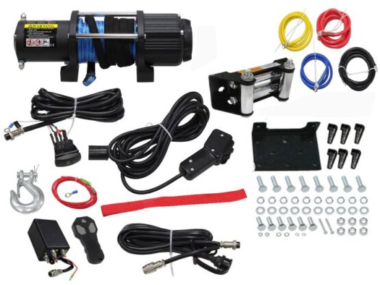 Bronco 5000 lb Wireless Winch with Synthetic Rope