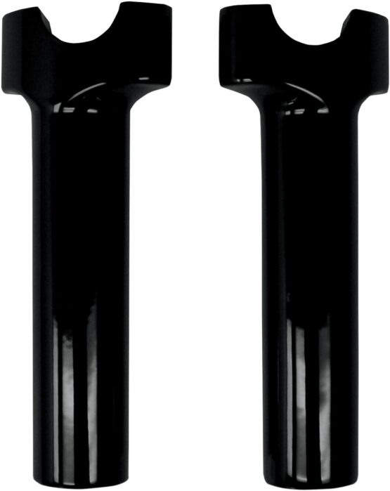 Drag Specialties Buffalo 6in Straight Handlebar Risers Black Pair