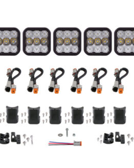 SS5 Sport Universal CrossLink 7-Pod Lightbar - White Combo