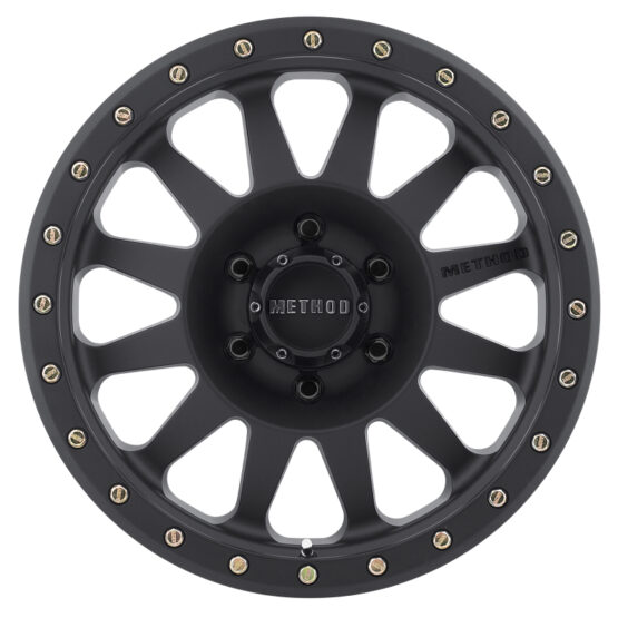 MR304 Double Standard 16x8 0mm Offset 6x5.5 108mm CB Matte Black Wheel - Image 2