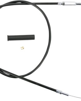 Drag Specialties Black Vinyl Throttle Cable 44in For Harley-Davidson