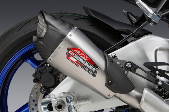 Yoshimura AT2 Stainless Slip-On Exhaust Silver Fits 22-24 Yamaha MT-10 - Image 2