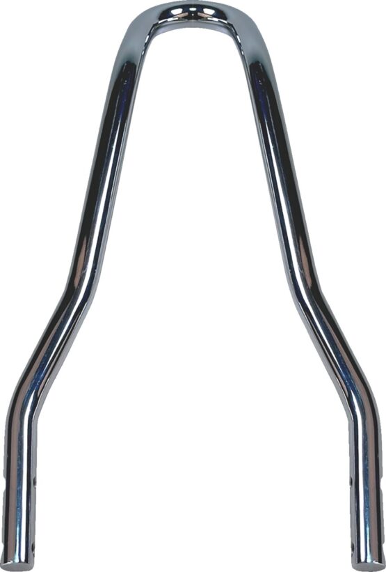 Drag Specialties Sissy Bar Chrome 13in x 7.5in For Harley-Davidson