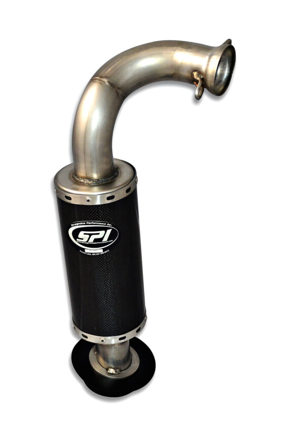 Lightweight Carbon Silencer Snowmobile Muffler