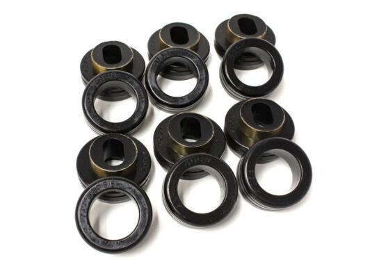 Black Body Mount Set Fits 81-87 GM C-10/C-20/C30/C1500/C2500/C3500 2WD