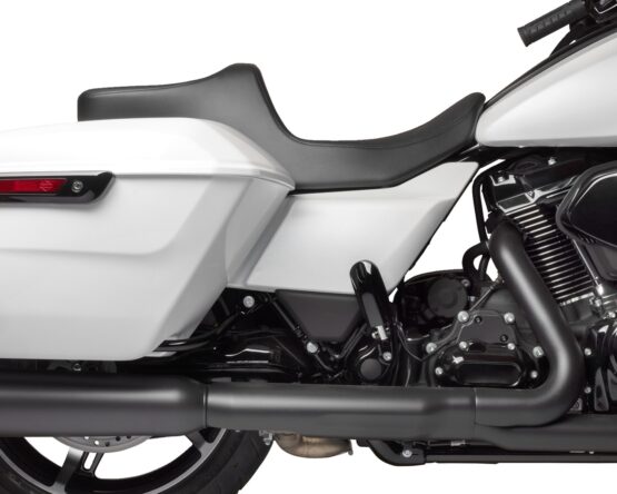 Drag Specialties Predator III 2-Up Seat Smooth Black For Harley FLT/FLH 23-24 - Image 2