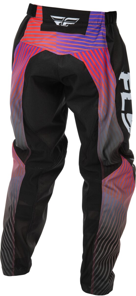 Fly Racing F-16 Youth Pants Black/Red/Purple Size 18 - Image 2