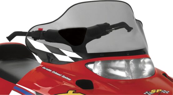 Powermadd Cobra Windshield Mid Smoke with Black Graphics Polaris
