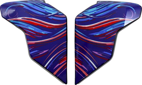 ICON Airflite Helmet Side Plates Betta Blue One Size