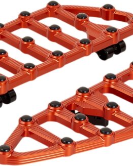 Arlen Ness MX Driver Floorboards - Orange