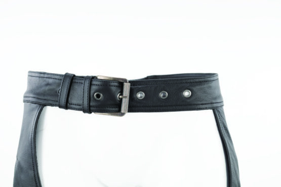 Kuryakyn Sierra Leather Chaps Black Women's Small - Image 3