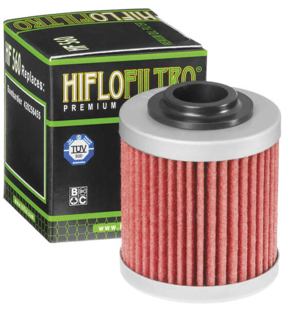 HiFloFiltro HF560 Oil Filter Replaces Can-Am Bombardier 420256455 - Image 2