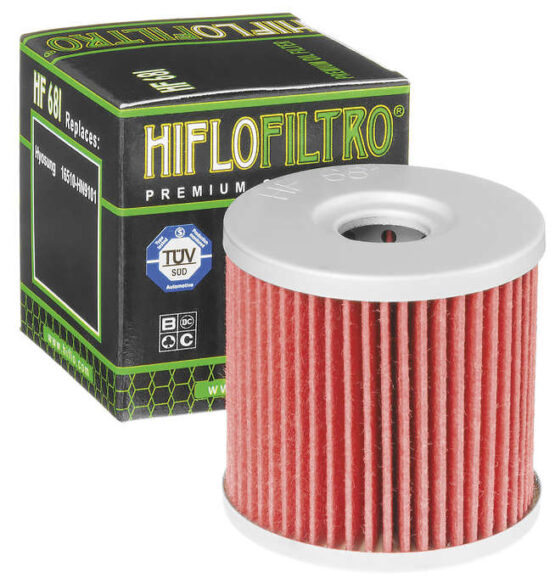 HiFloFiltro HF681 Oil Filter Replaces Hyosung 16510HN9101HAS - 6 Pack - Image 2