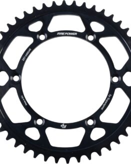Fire Power Rear Steel Sprocket 48T Black For Kawasaki KX/KLX/KDX