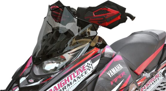 Powermadd Cobra Low Windshield 14in Smoke For Yamaha SR Viper/Arctic Cat