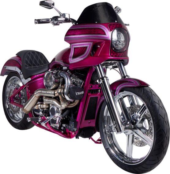 Right Chrome Billet Mini Stocker Mirror - Image 2