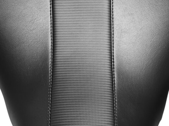Maverick Carbon Fiber Vinyl 2-Up Seat - Black - Image 2