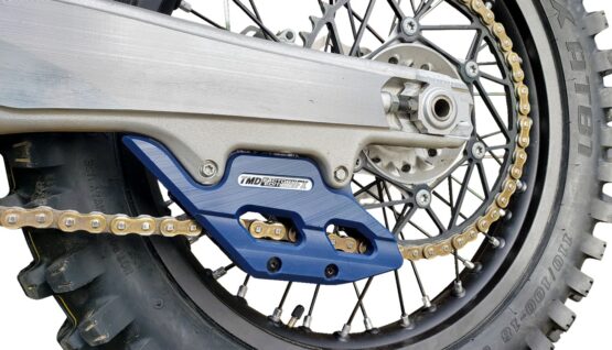 TM Designworks Factory Edition Chain Guide Blue Gas Gas/Husqvarna/KTM - Image 2
