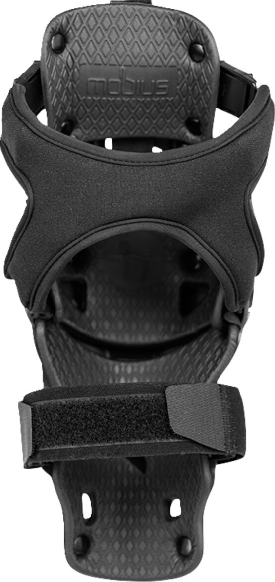 Mobius X8H Hybrid Knee Support Guard L/XL Black Gray Adult Pair - Image 2