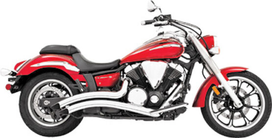 Sharp Curve Radius Chrome Full Exhaust