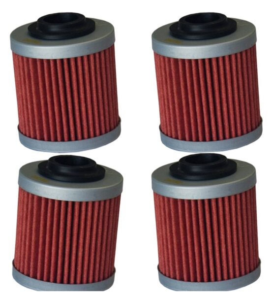 HiFloFiltro HF560 Oil Filter Replaces Can-Am Bombardier 420256455 - 4 Pack