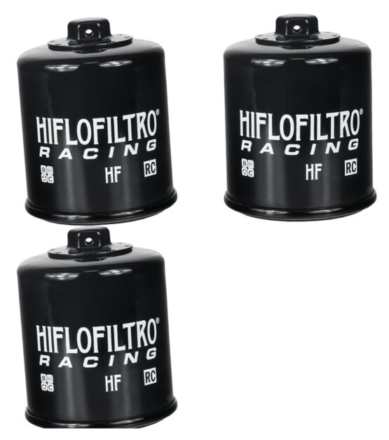 HF303RC Race Oil Filter - Black - 3 Pack