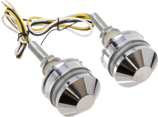 Letric Lighting Grip Indicator Lights Polished Cap White/Amb