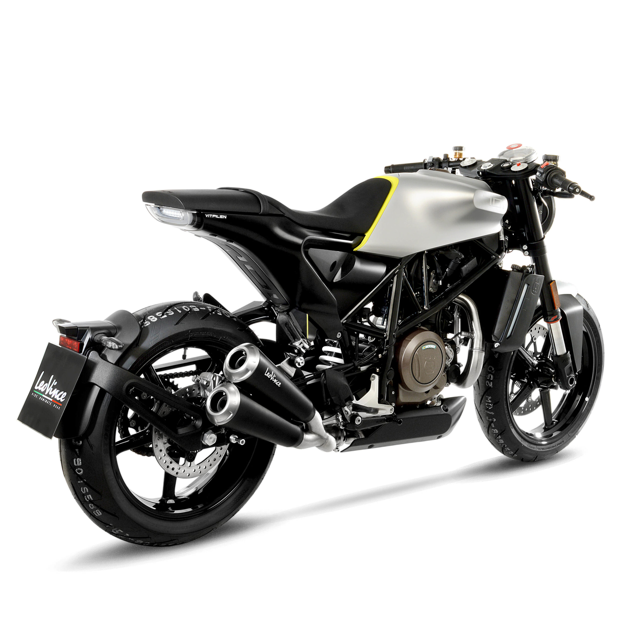 GP Dual Black Stainless Steel Slip On Exhaust Muffler - Image 3